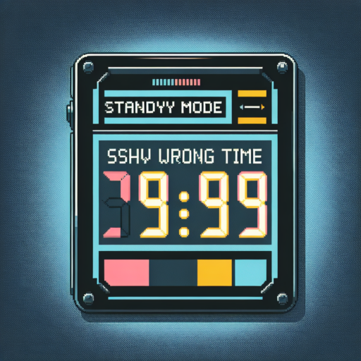 standby mode shows wrong time
