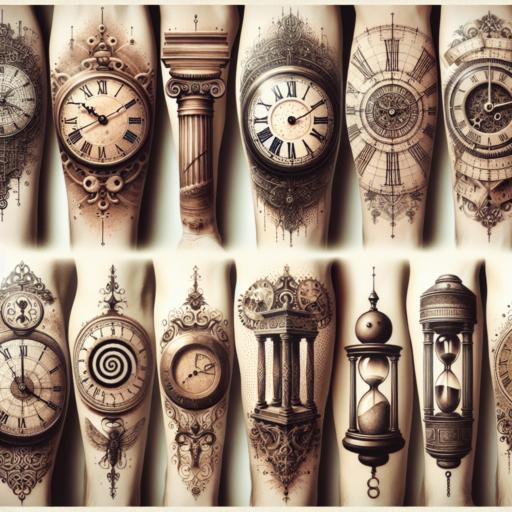 tatuajes de reloj del tiempo