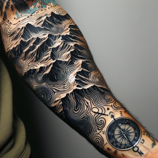 topography tattoo