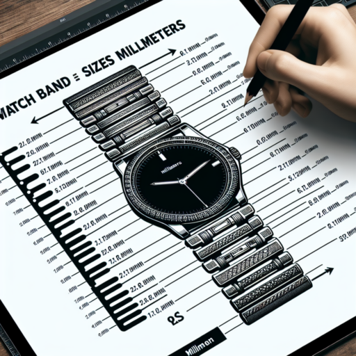 watch band size chart mm