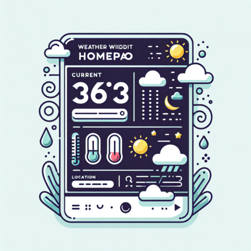weather widget homepage