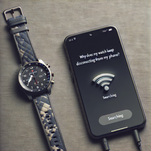 why does my watch keep disconnecting from my phone